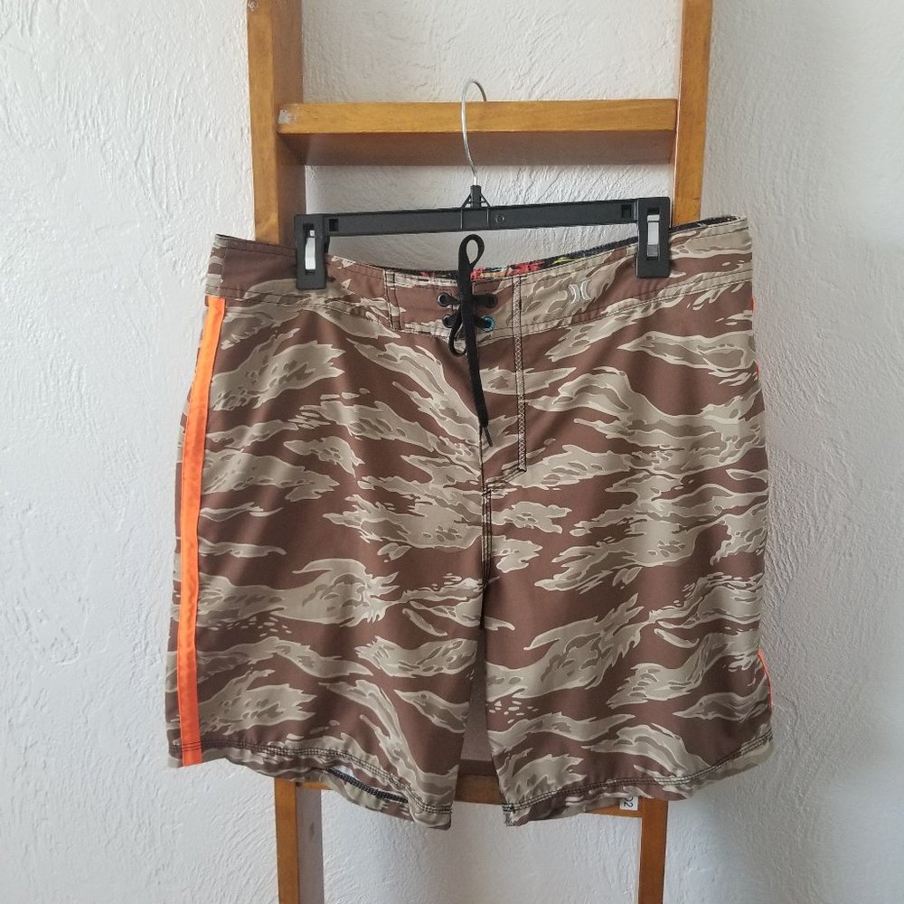 Hurley  Men's Camo Phantom 18" Inch Swim Size 35